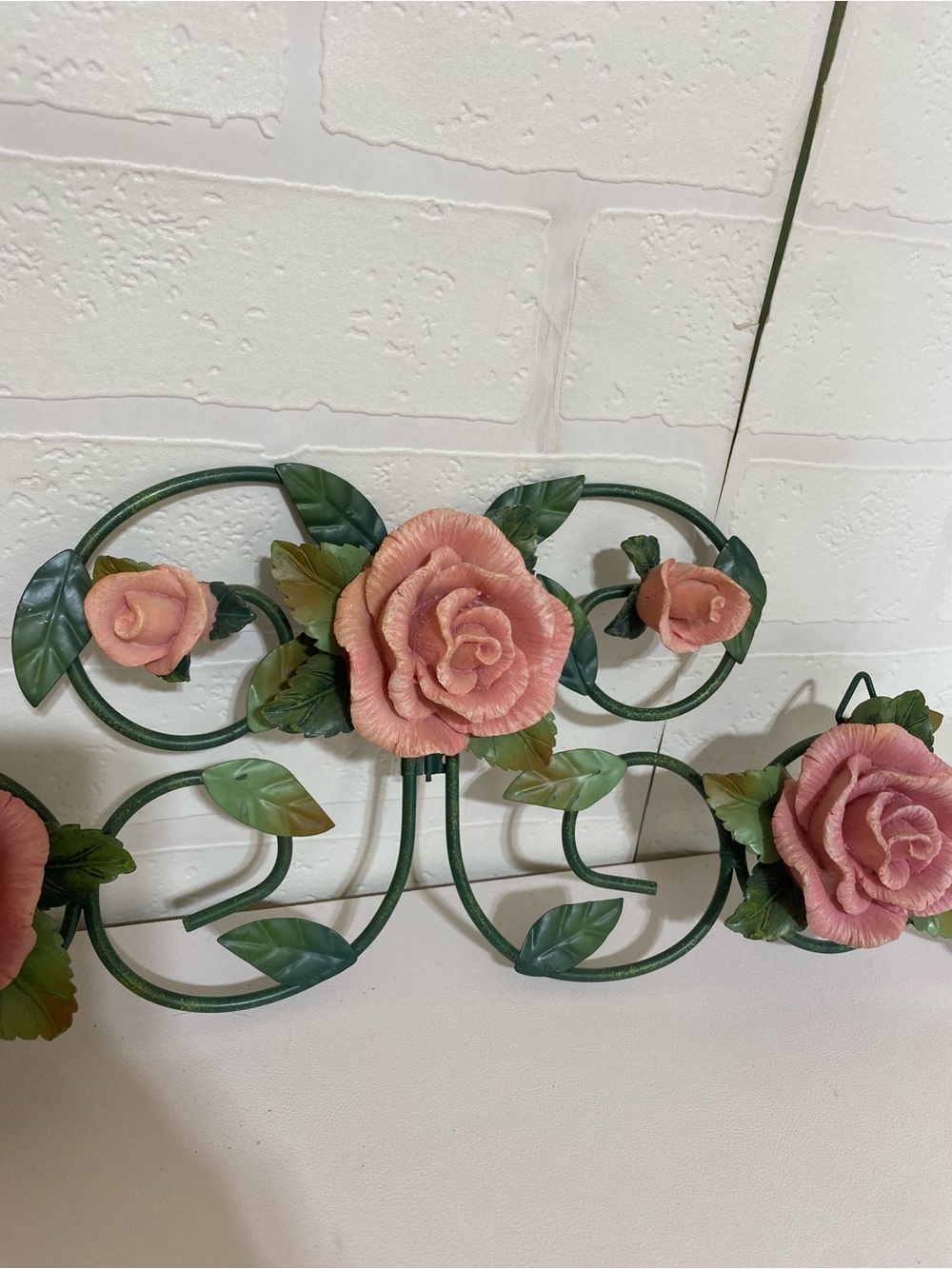 Door Frame accent decor Roses Shabby chic Vintage cottage - Picture 7 of 11